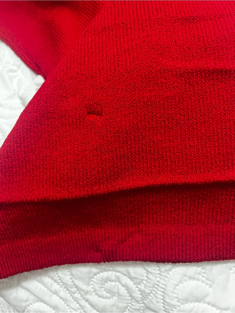 St. John Collections Red Santana Knit
Wide-Leg 10 Medium - Picture 10 of 14